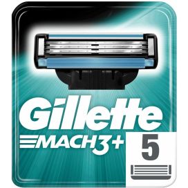 GILLETTE MACH3+ MESJES 5 STUKS