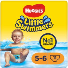 HUGGIES LITTLE SWIM 5-6 12-18K 11st