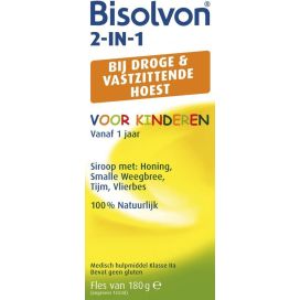 Bisolvon 2-in-1 Hoestsiroop Bij Droge En Vastzittende Hoest Voor Kinderen 133 ML