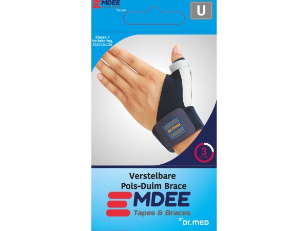 Brochure broeden kleding DUIMBRACE MET SPLINT 1st | Drogist Laak