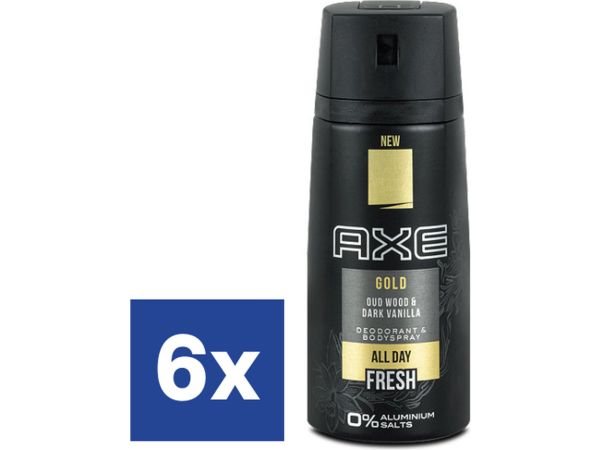 kip pijn Pech AXE DEO & BODY SPRAY GOLD 150ML | Drogist Laak